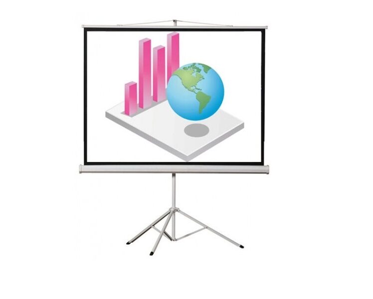 Màn chiếu 3 chân 100 inch