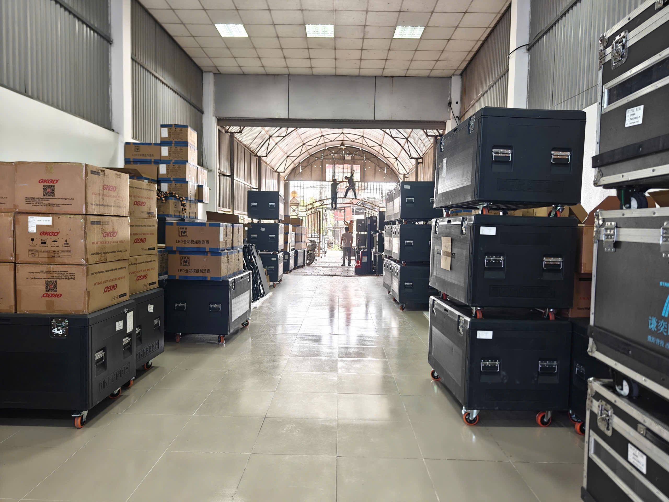 Thiết bị màn hình LED và flight case phục vụ sự kiện tại TPHCM